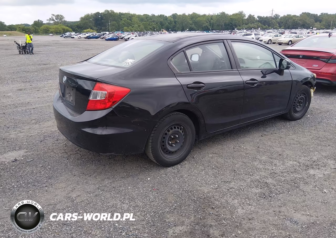 2012 Honda Civic Lx VIN:2HGFB2F59CH583317 - 4