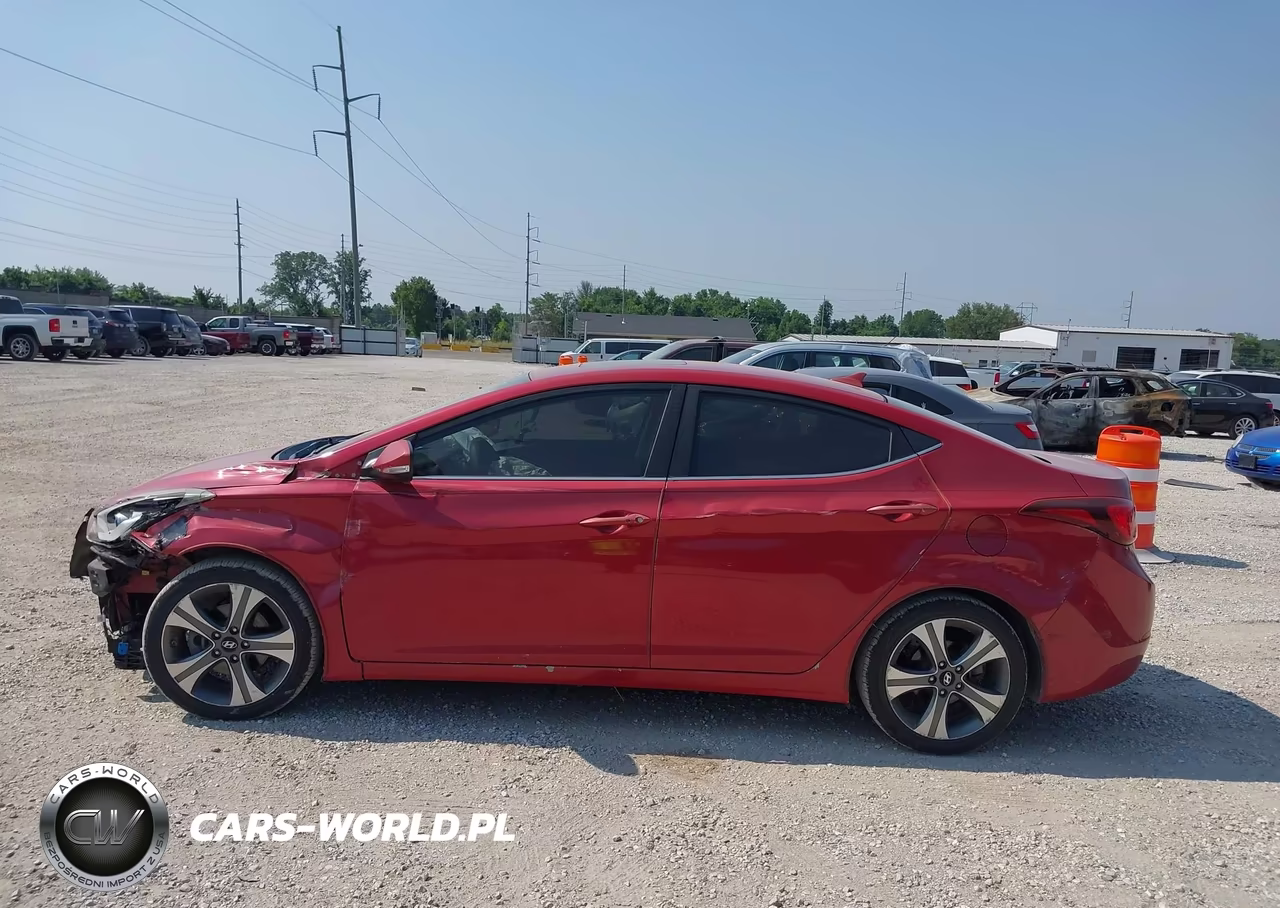 2014 Hyundai Elantra Sport VIN:KMHDH4AH6EU162166 - 14