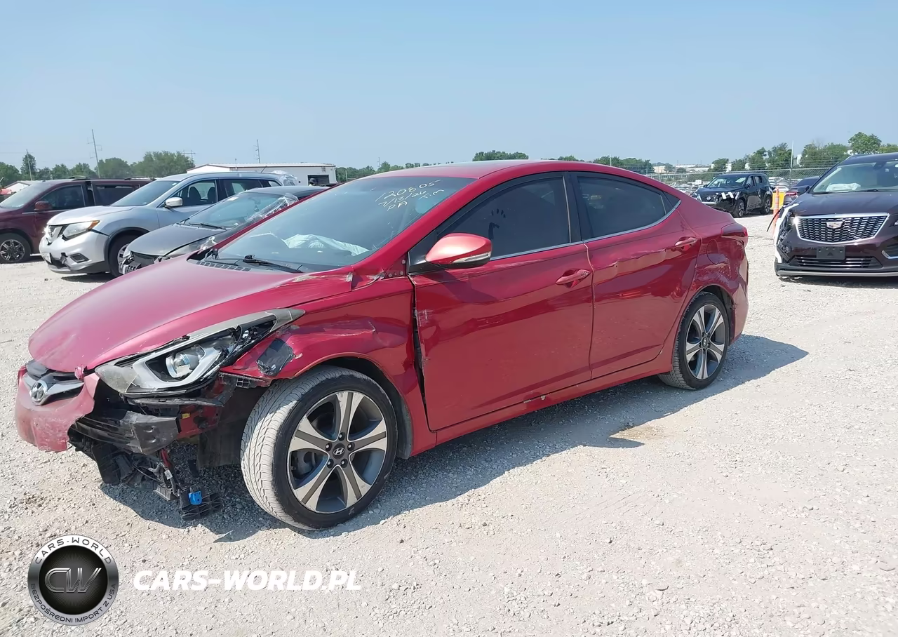 2014 Hyundai Elantra Sport VIN:KMHDH4AH6EU162166 - 2