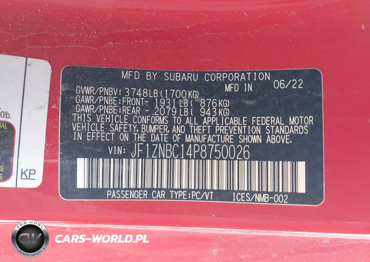 2023 Toyota Gr86 VIN:JF1ZNBC14P8750026 - 9