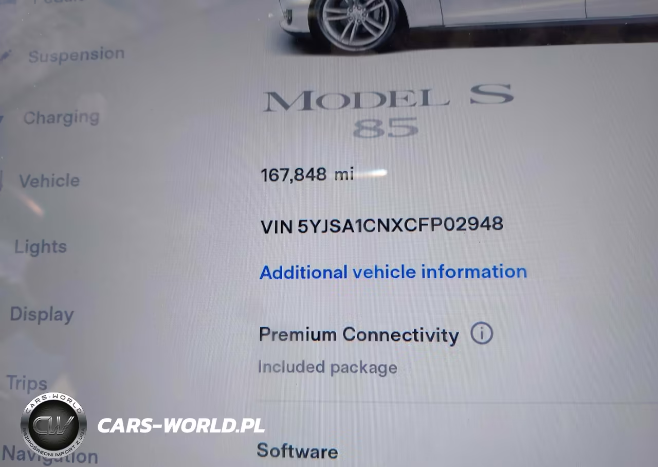 2012 Tesla Model S Signature VIN:5YJSA1CNXCFP02948 - 15