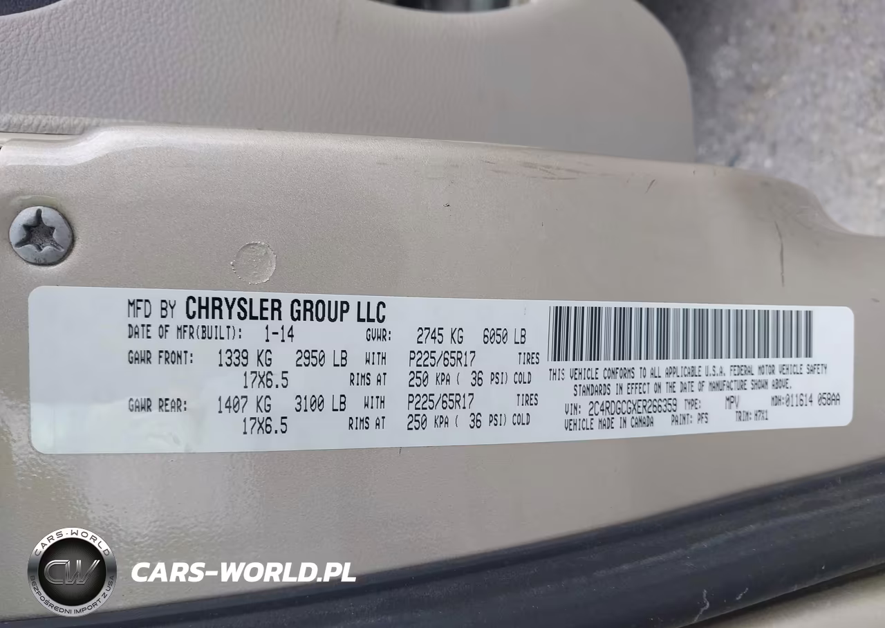 2014 Dodge Grand Caravan Sxt VIN:2C4RDGCGXER266359 - 9
