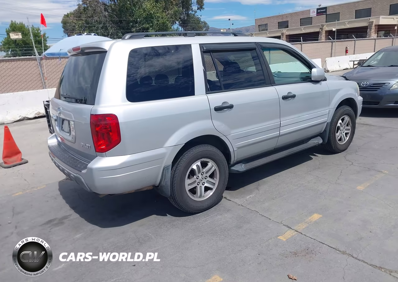2004 Honda Pilot Ex-L VIN:2HKYF18534H505918 - 4