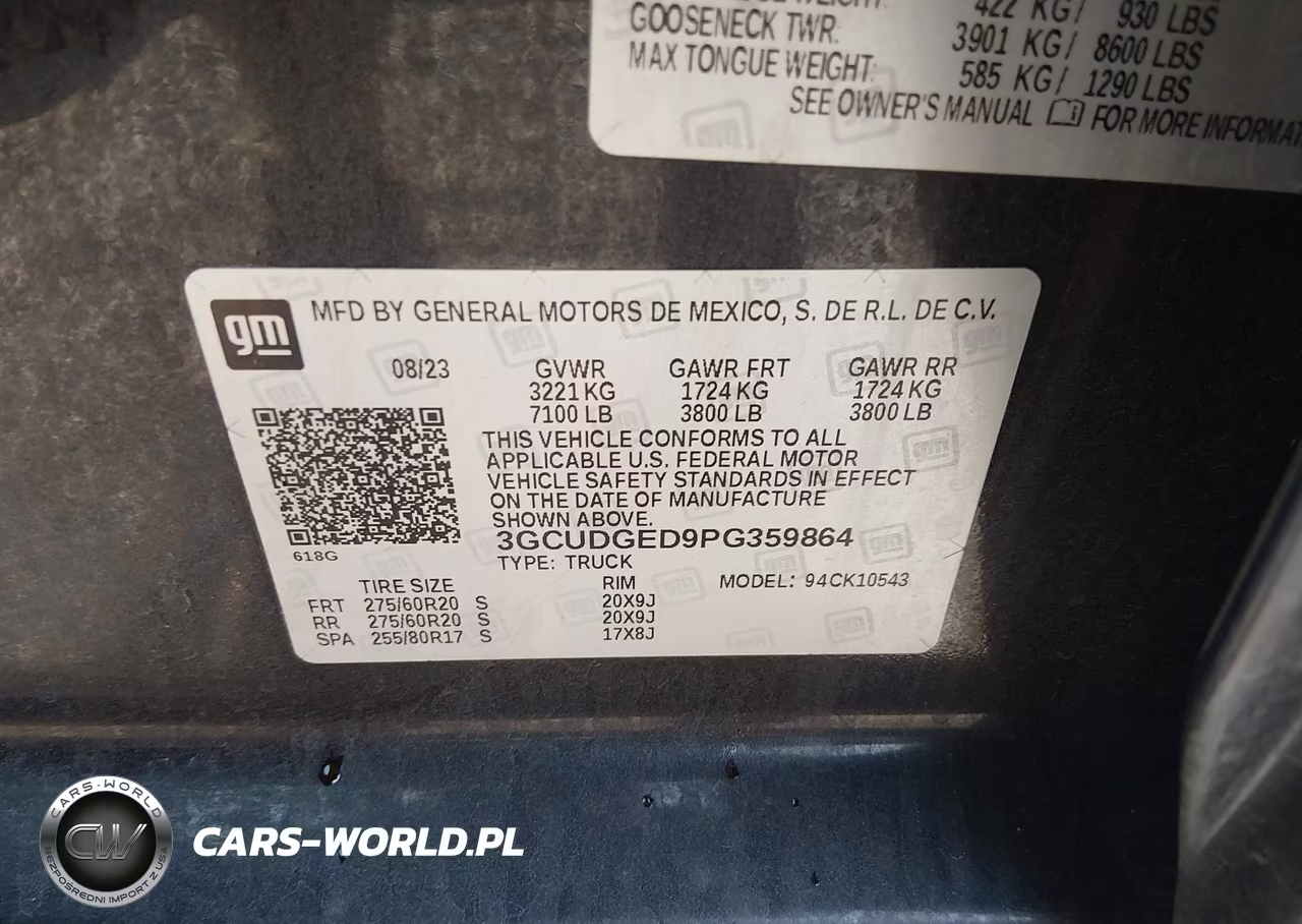 2023 Chevrolet Silverado 1500 4Wd Short Bed Ltz VIN:3GCUDGED9PG359864 - 9