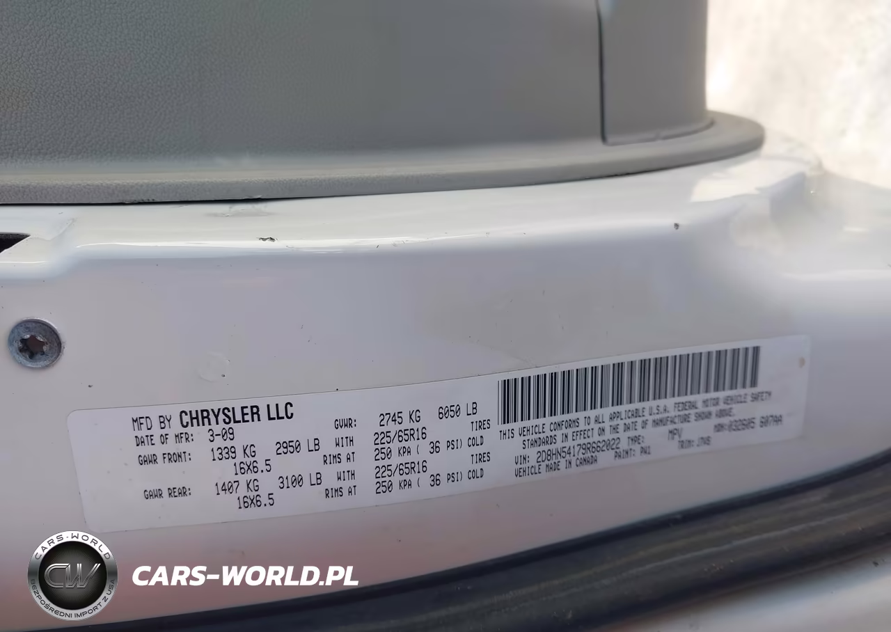 2009 Dodge Grand Caravan Sxt VIN:2D8HN54179R662022 - 9