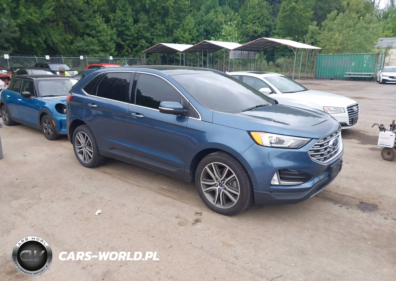 2019 Ford Edge Titanium VIN:2FMPK4K94KBB74114 - 1