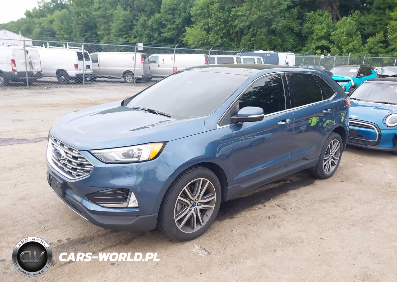 2019 Ford Edge Titanium VIN:2FMPK4K94KBB74114 - 2