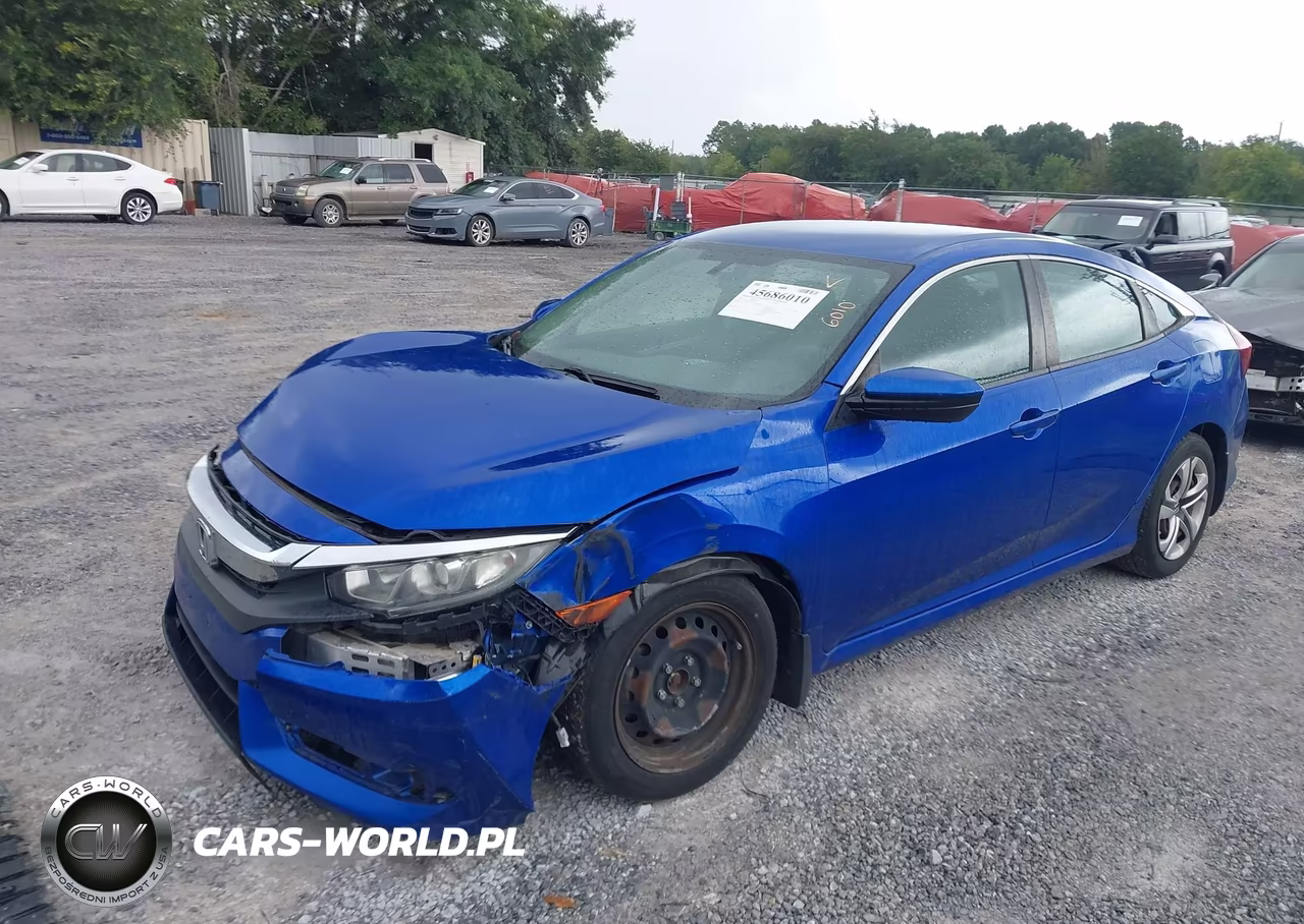 2018 Honda Civic Lx VIN:19XFC2F59JE031434 - 2