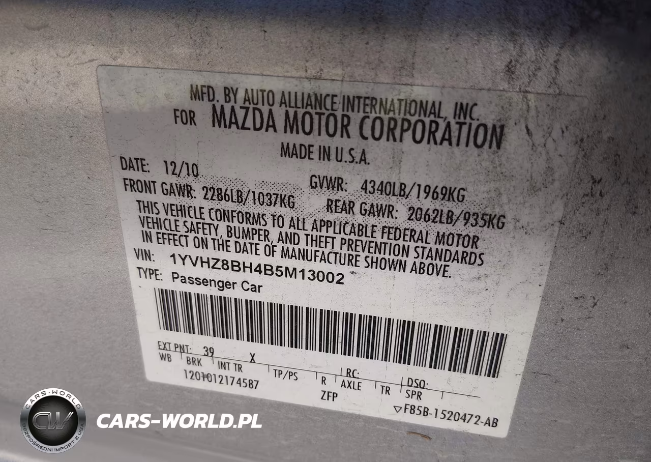 2011 Mazda Mazda6 I Sport VIN:1YVHZ8BH4B5M13002 - 9