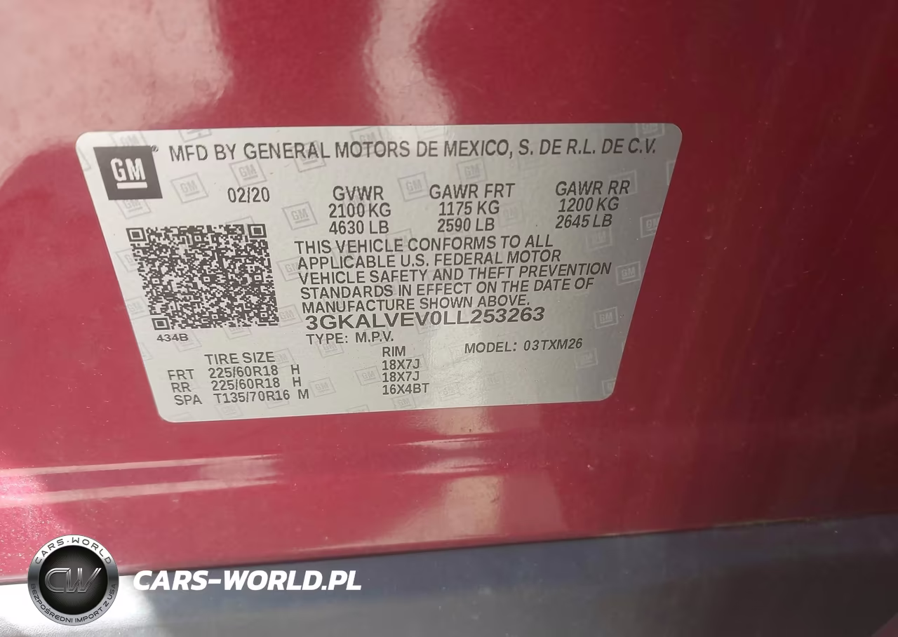2020 GMC Terrain Awd Slt VIN:3GKALVEV0LL253263 - 9