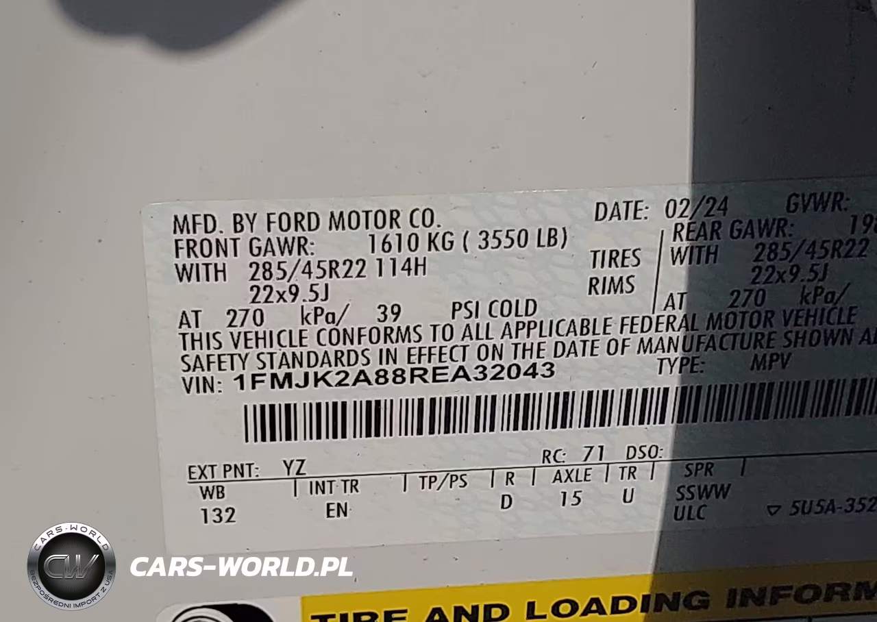 2024 Ford Expedition Limited Max VIN:1FMJK2A88REA32043 - 9
