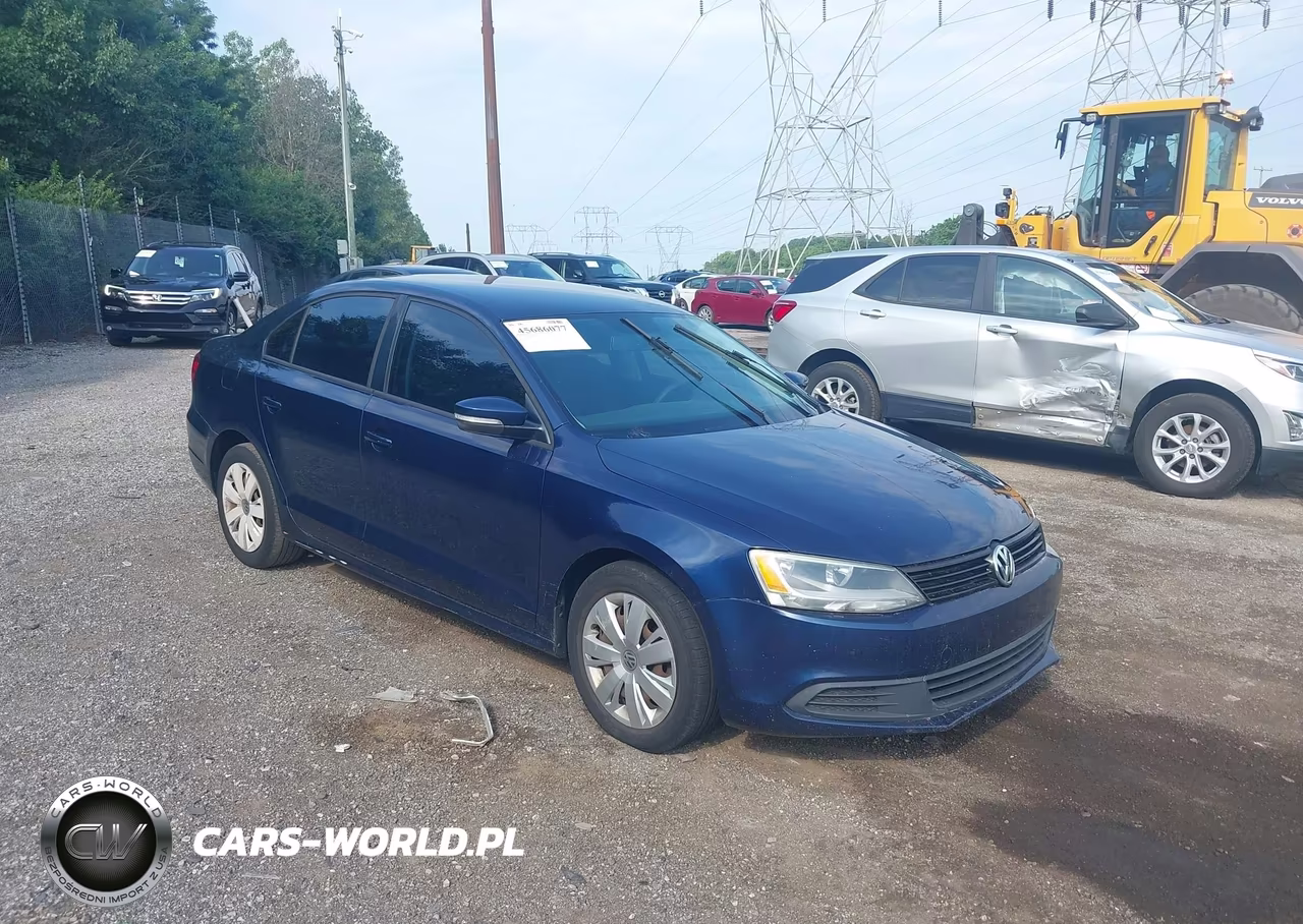 2012 Volkswagen Jetta 2.5L Se VIN:3VWDP7AJ0CM073204 - 1