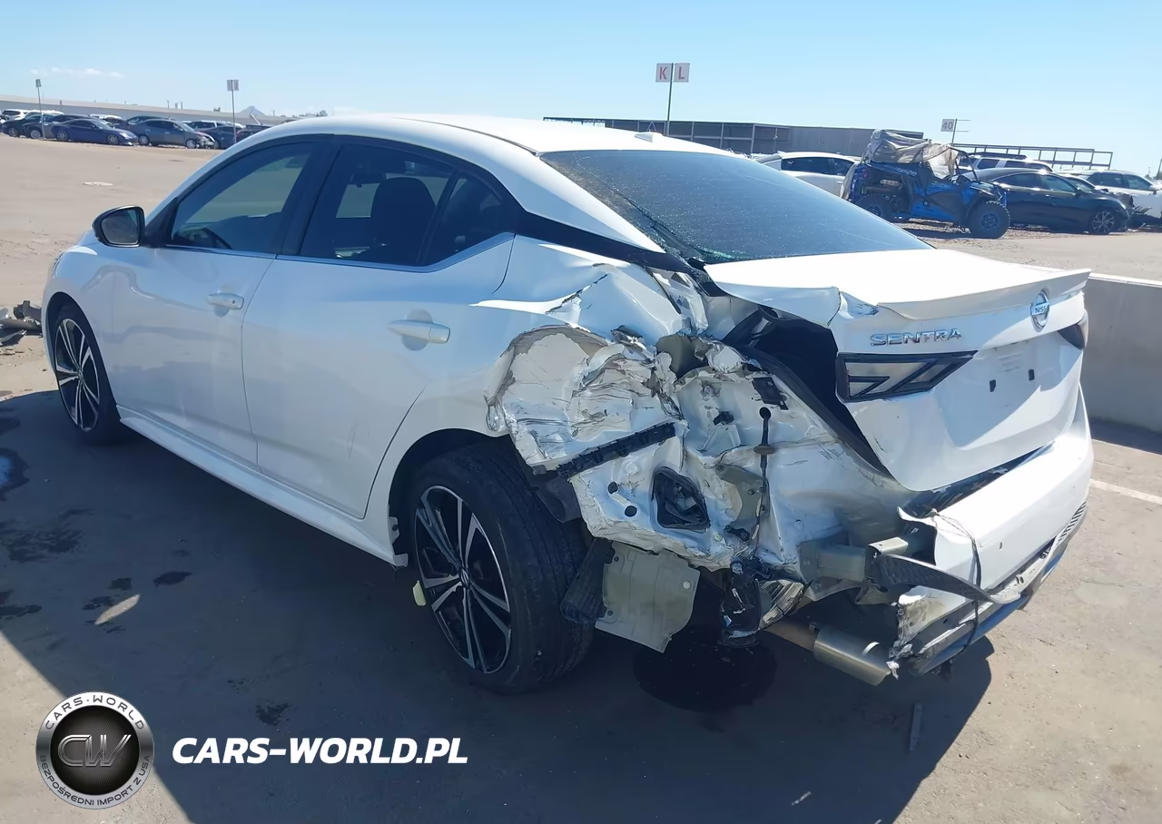 2021 Nissan Sentra Sr Xtronic Cvt VIN:3N1AB8DV8MY245484 - 3