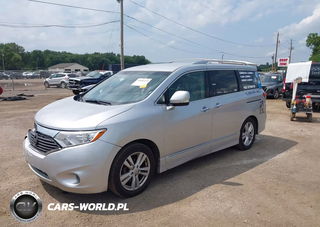 2011 Nissan Quest Sl VIN:JN8AE2KPXB9009500 - 2