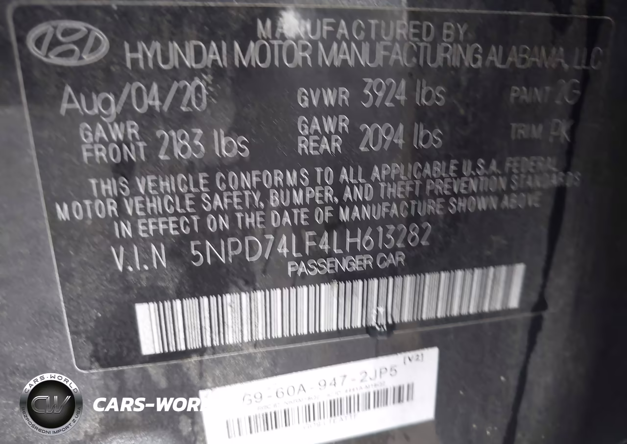 2020 Hyundai Elantra Se VIN:5NPD74LF4LH613282 - 9