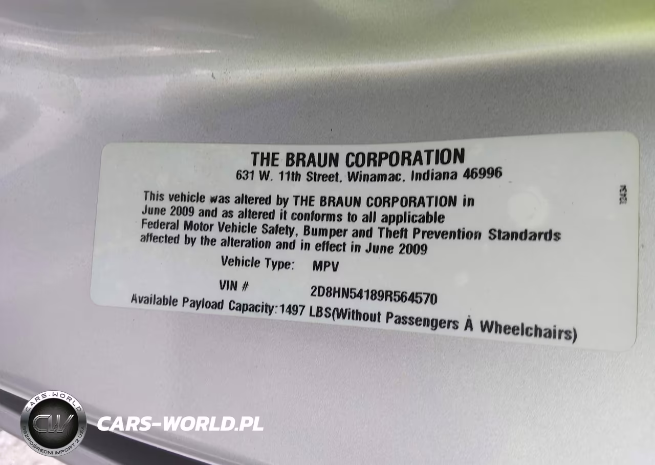 2009 Dodge Grand Caravan VIN:2D8HN54189R564570 - 9