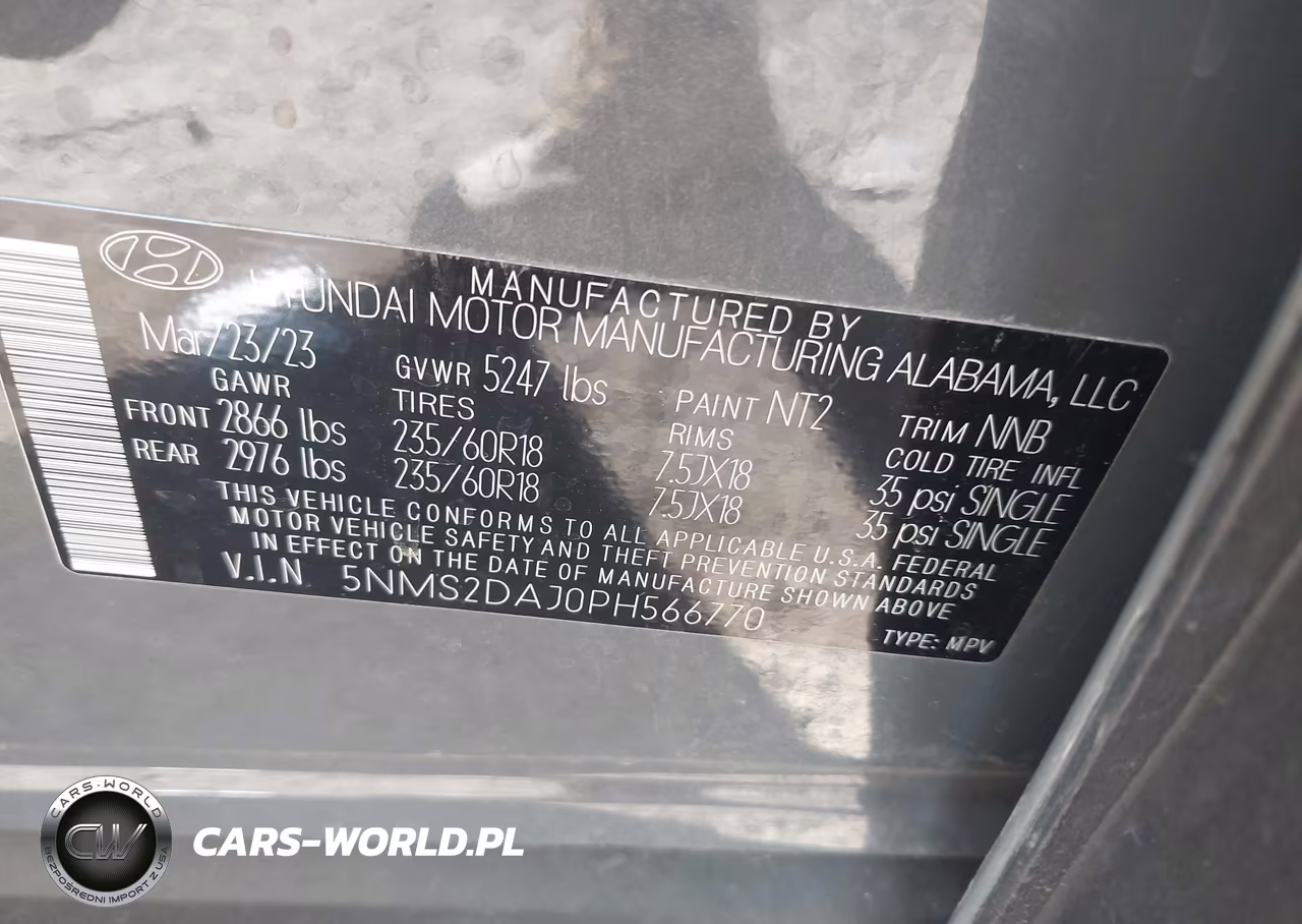 2023 Hyundai Santa Fe Sel VIN:5NMS2DAJ0PH566770 - 9