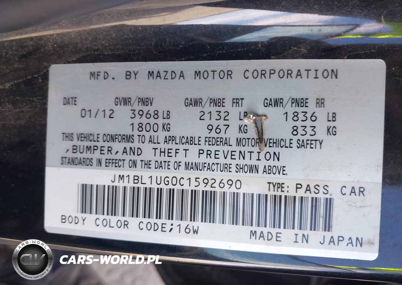 2012 Mazda Mazda3 I Sport VIN:JM1BL1UG0C1592690 - 9
