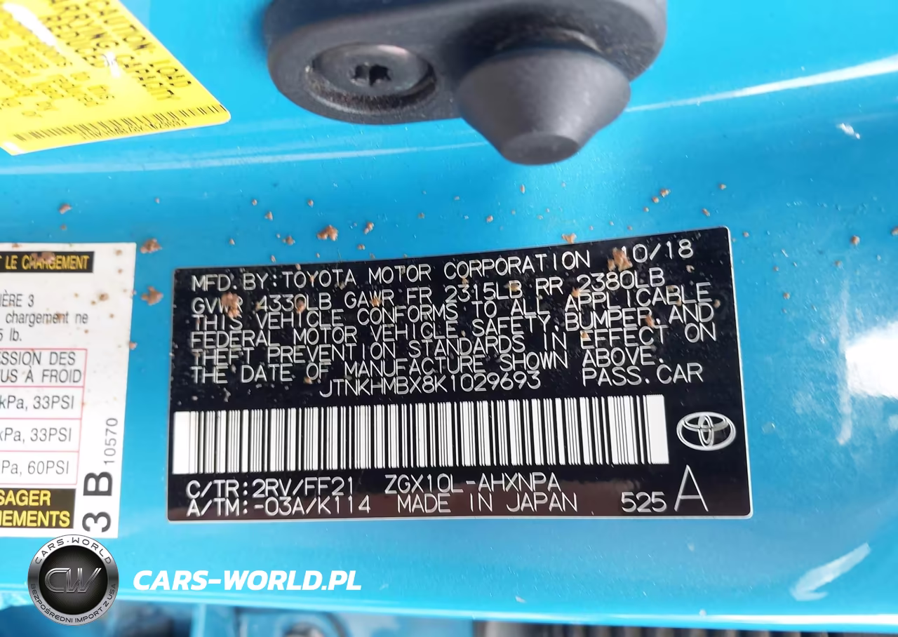 2019 Toyota C-Hr Xle VIN:JTNKHMBX8K1029693 - 9