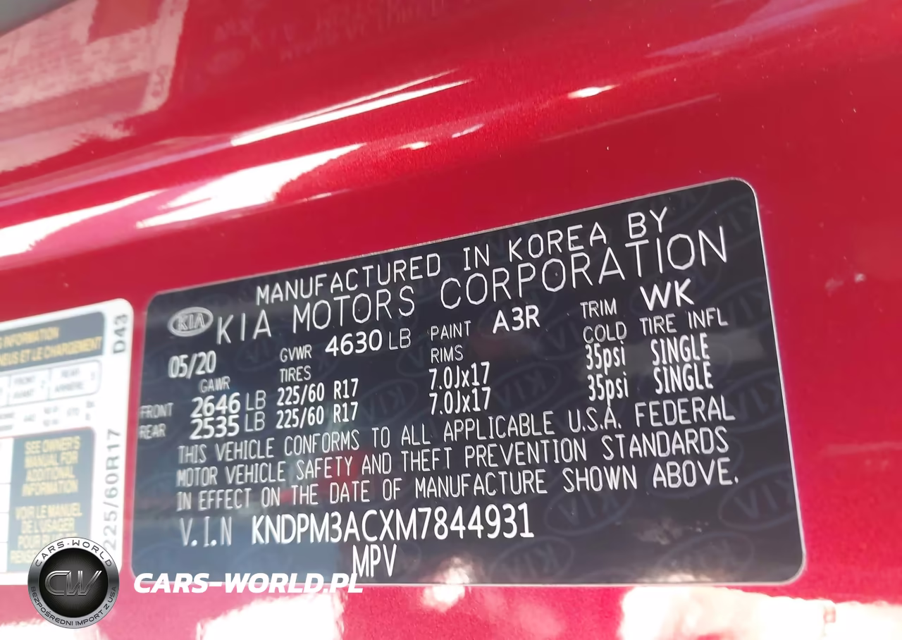 2021 Kia Sportage Lx VIN:KNDPM3ACXM7844931 - 9