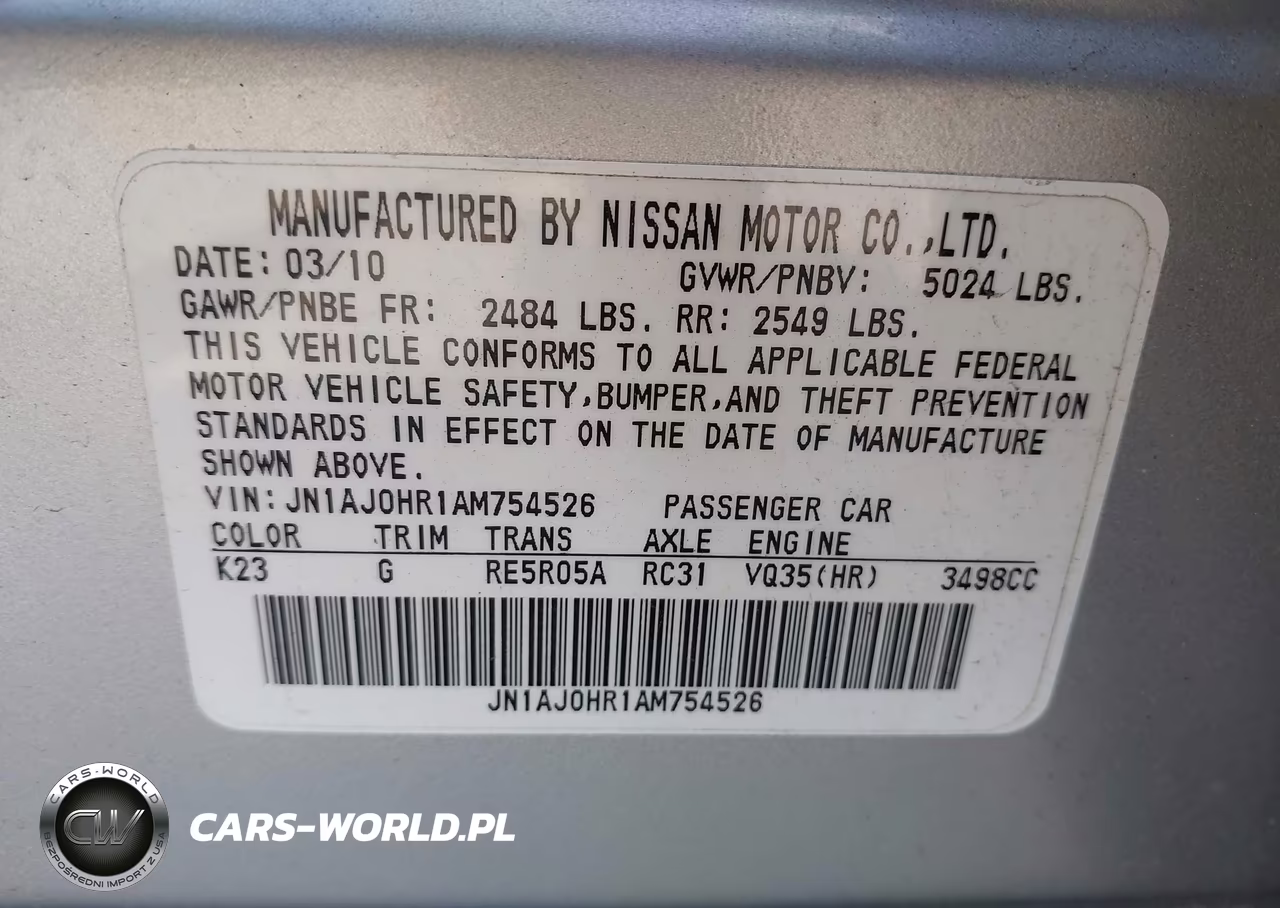 2010 Infiniti Ex35 Journey VIN:JN1AJ0HR1AM754526 - 9