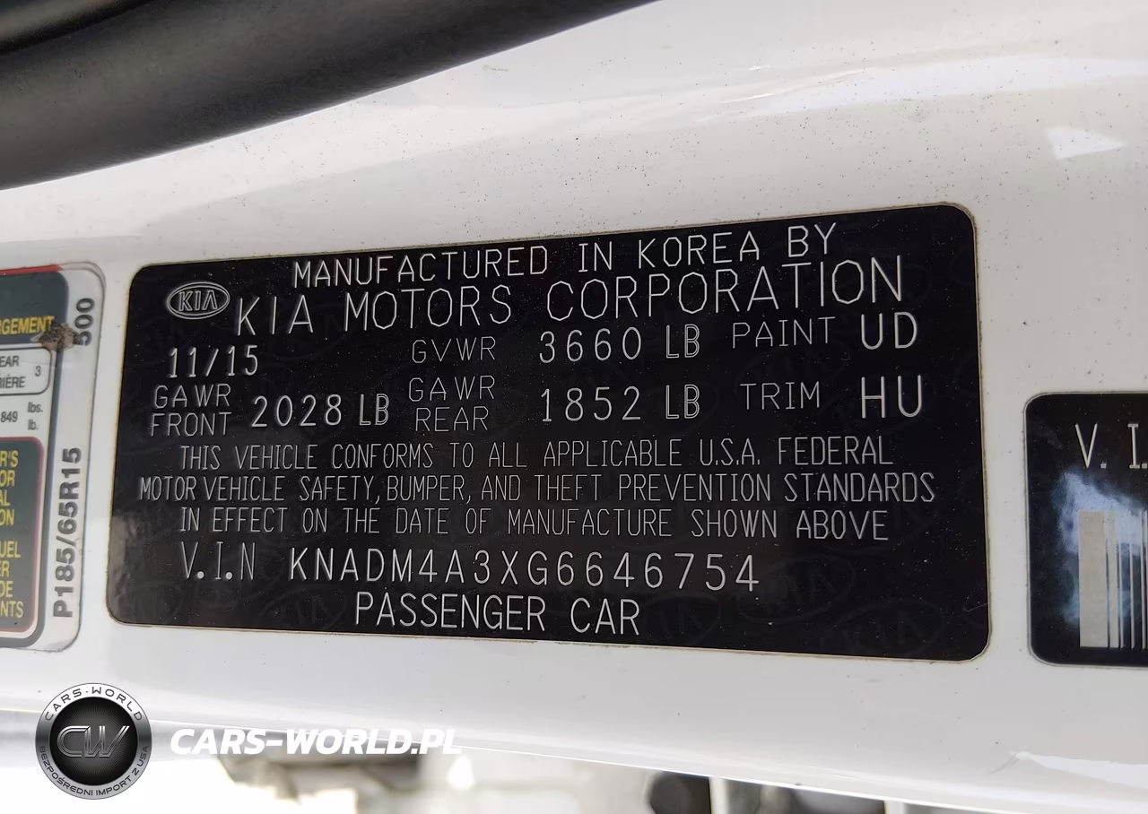 2016 Kia Rio Lx VIN:KNADM4A3XG6646754 - 9