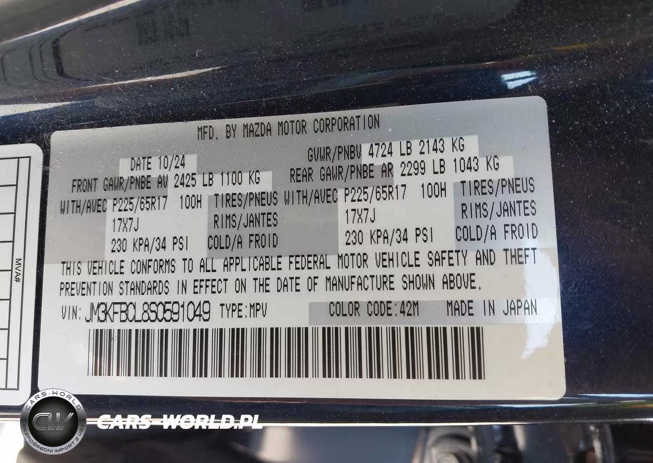 2025 Mazda Cx-5 2.5 S Preferred VIN:JM3KFBCL8S0591049 - 9