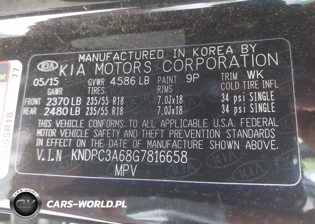2016 Kia Sportage Sx VIN:KNDPC3A68G7816658 - 9