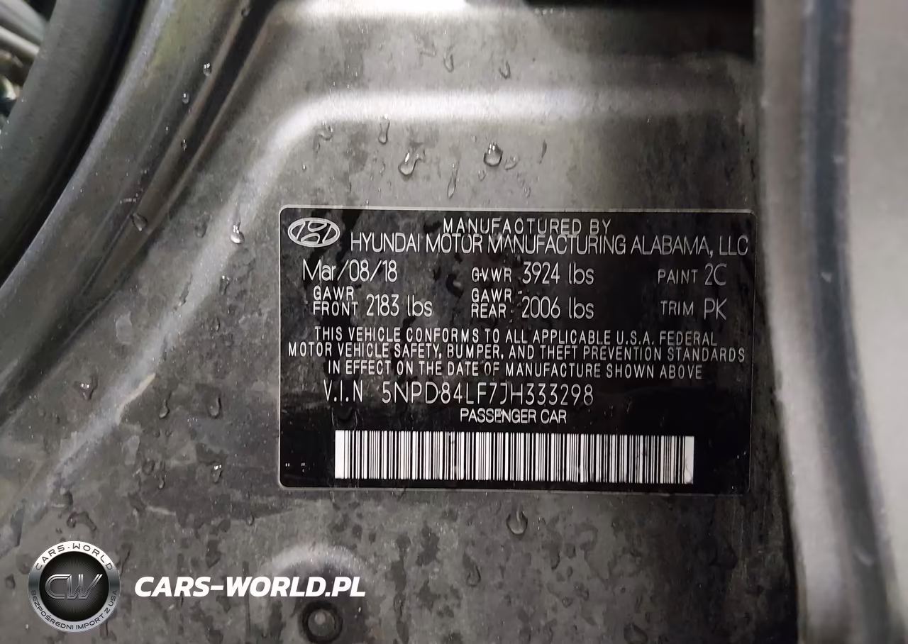 2018 Hyundai Elantra Sel VIN:5NPD84LF7JH333298 - 9