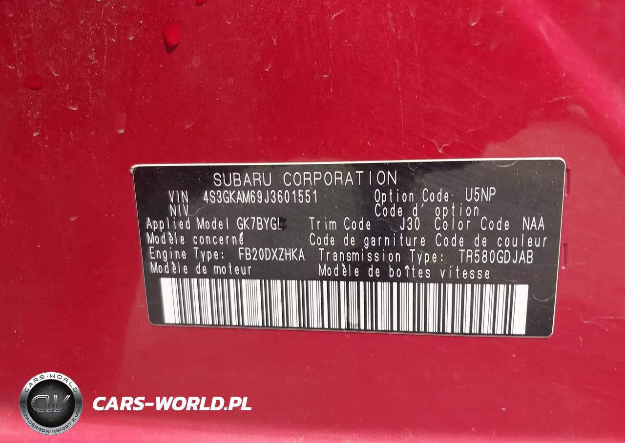2018 Subaru Impreza 2.0I Sport VIN:4S3GKAM69J3601551 - 9