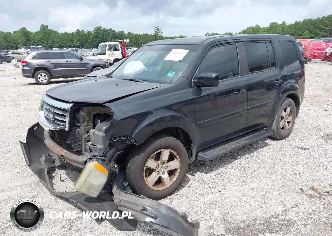 2012 Honda Pilot Ex-L VIN:5FNYF3H52CB019870 - 2