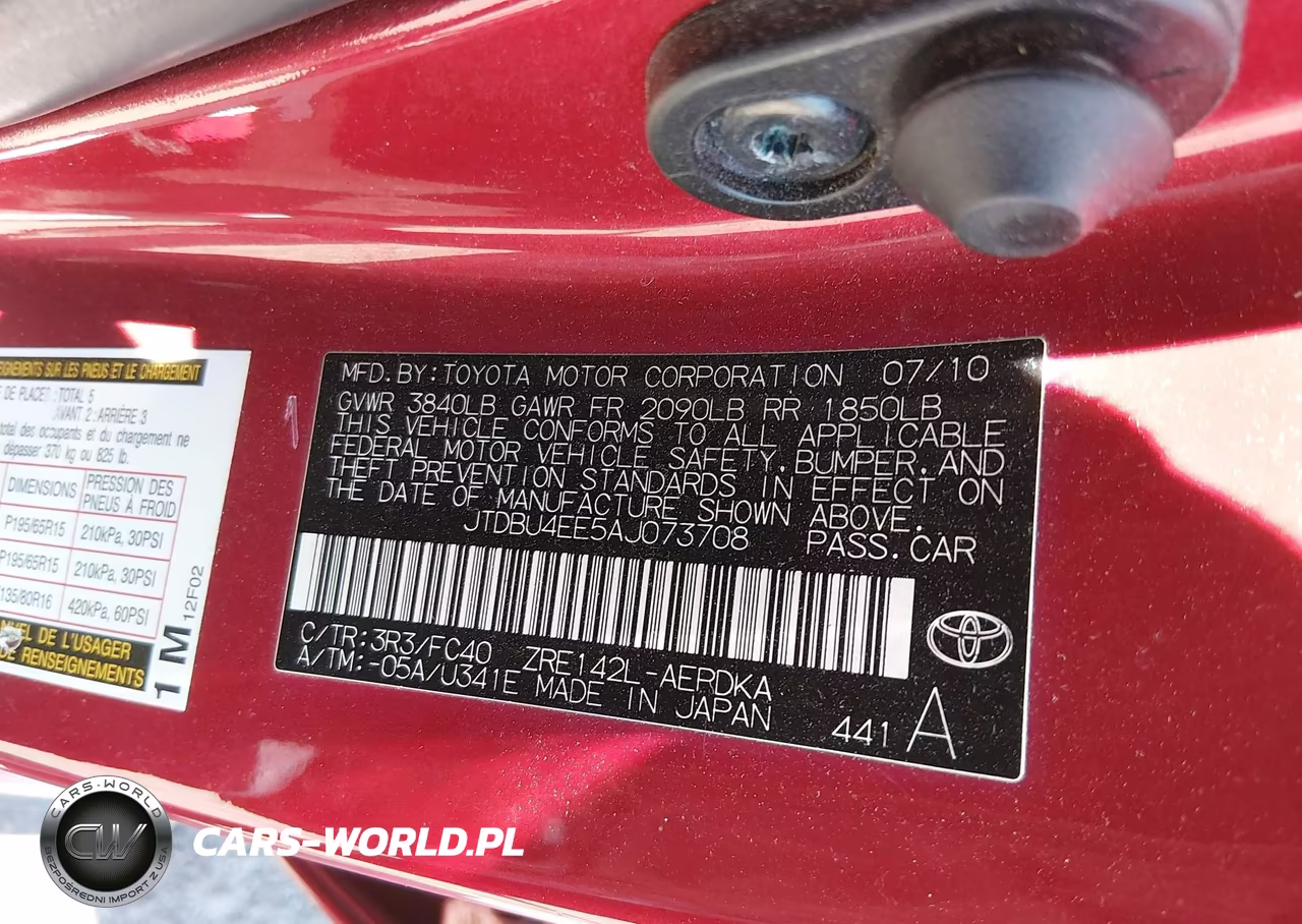 2010 Toyota Corolla Le VIN:JTDBU4EE5AJ073708 - 9