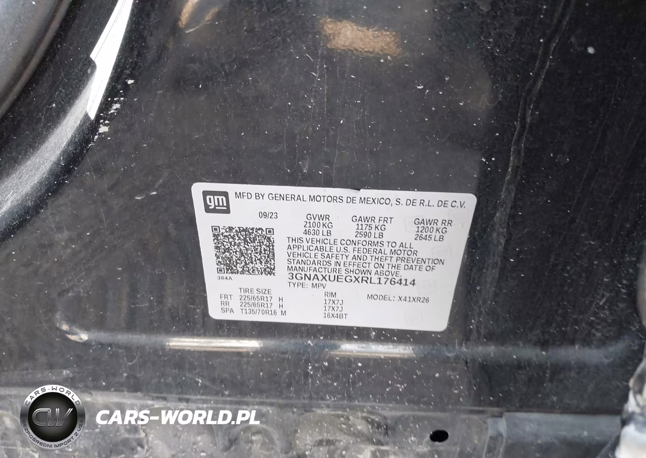 2024 Chevrolet Equinox Awd Lt VIN:3GNAXUEGXRL176414 - 9