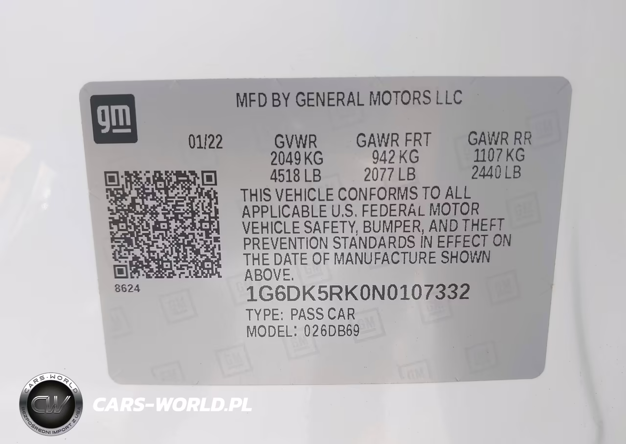 2022 Cadillac Ct4 Luxury VIN:1G6DK5RK0N0107332 - 9