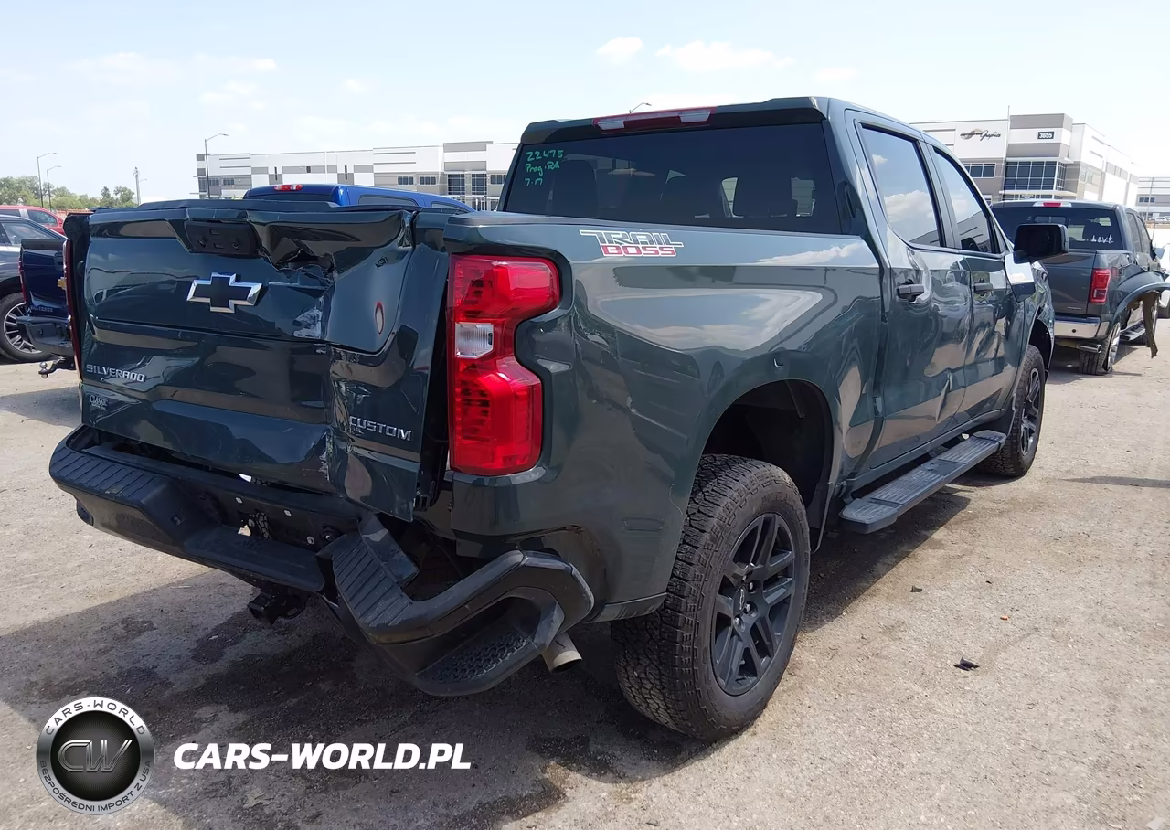 2025 Chevrolet Silverado 1500 4Wd Short Bed Custom Trail Boss VIN:3GCPKCEK9SG318900 - 4
