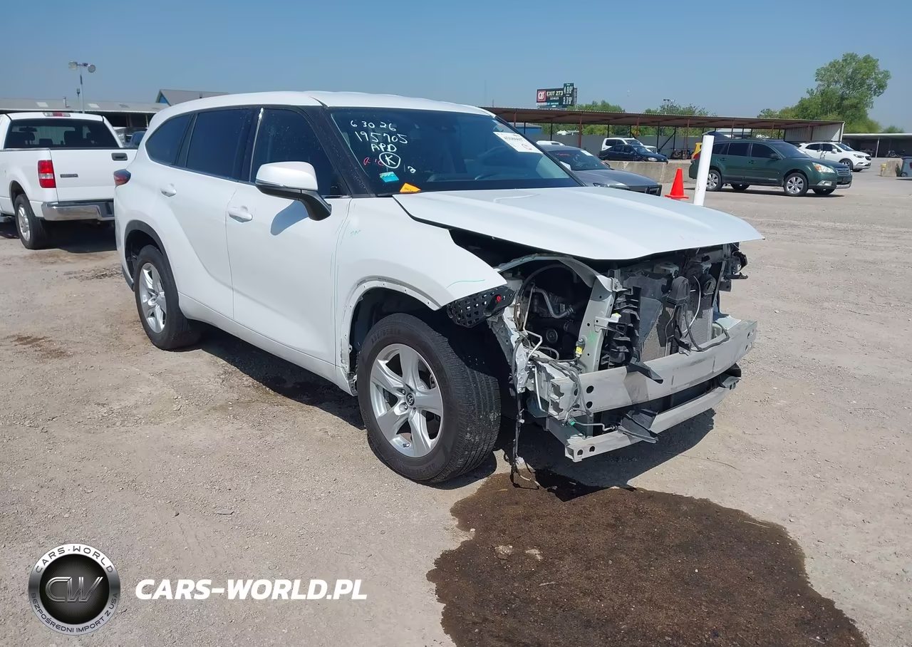 2022 Toyota Highlander Le VIN:5TDZZRAH1NS539558 - 1