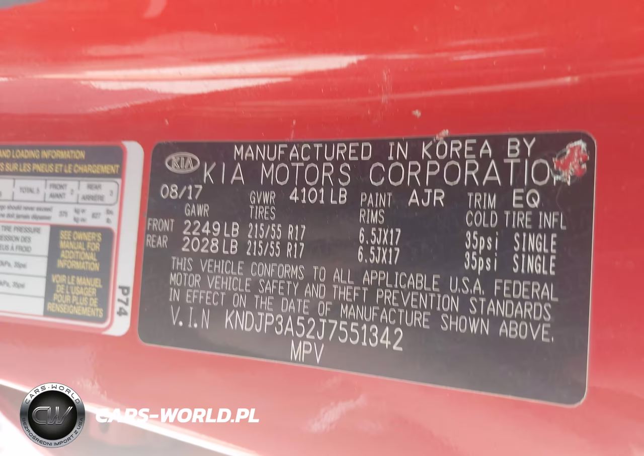 2018 Kia Soul + VIN:KNDJP3A52J7551342 - 9
