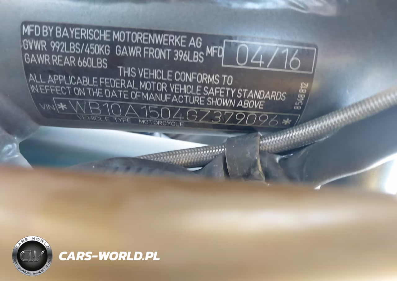 2016 BMW R1200 Rs VIN:WB10A1504GZ379096 - 10