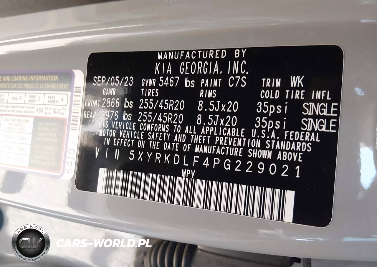 2023 Kia Sorento X-Line Sx Prestige VIN:5XYRKDLF4PG229021 - 9