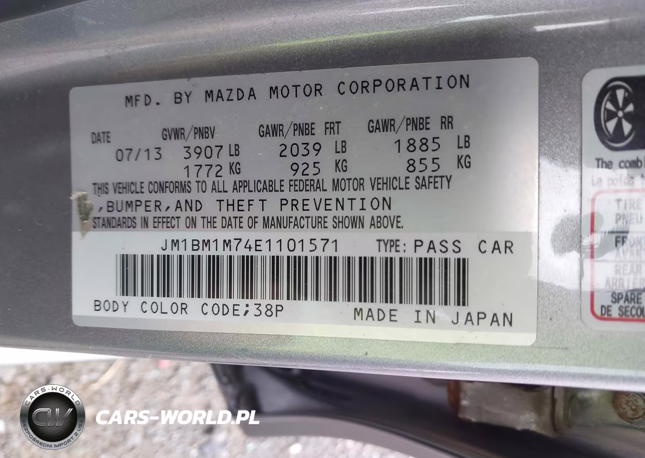 2014 Mazda Mazda3 I Grand Touring VIN:JM1BM1M74E1101571 - 9