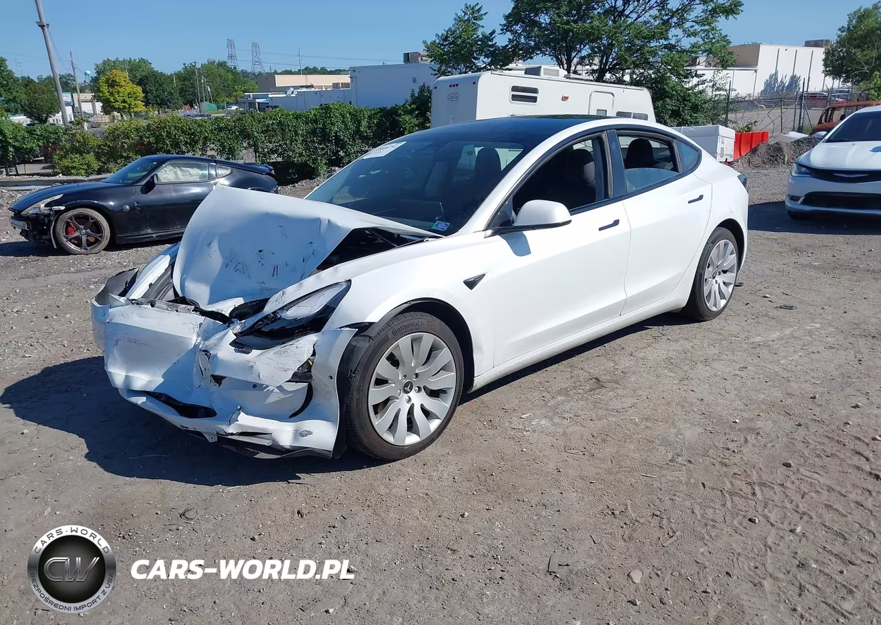 2022 Tesla Model 3 Long Range Dual Motor All-Wheel Drive VIN:5YJ3E1EB2NF151672 - 2