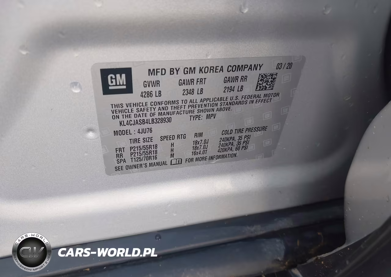 2020 Buick Encore Fwd Preferred VIN:KL4CJASB4LB328930 - 9