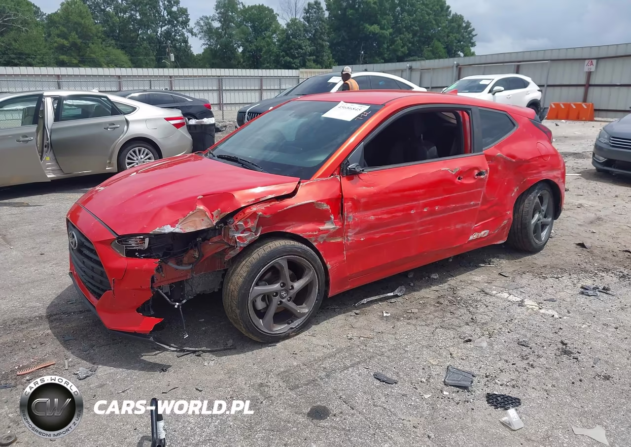 2019 Hyundai Veloster 2.0 VIN:KMHTG6AF3KU012844 - 2