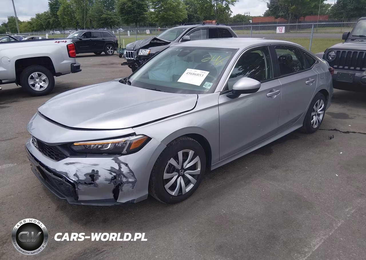 2025 Honda Civic Lx VIN:2HGFE2F2XSH544389 - 2