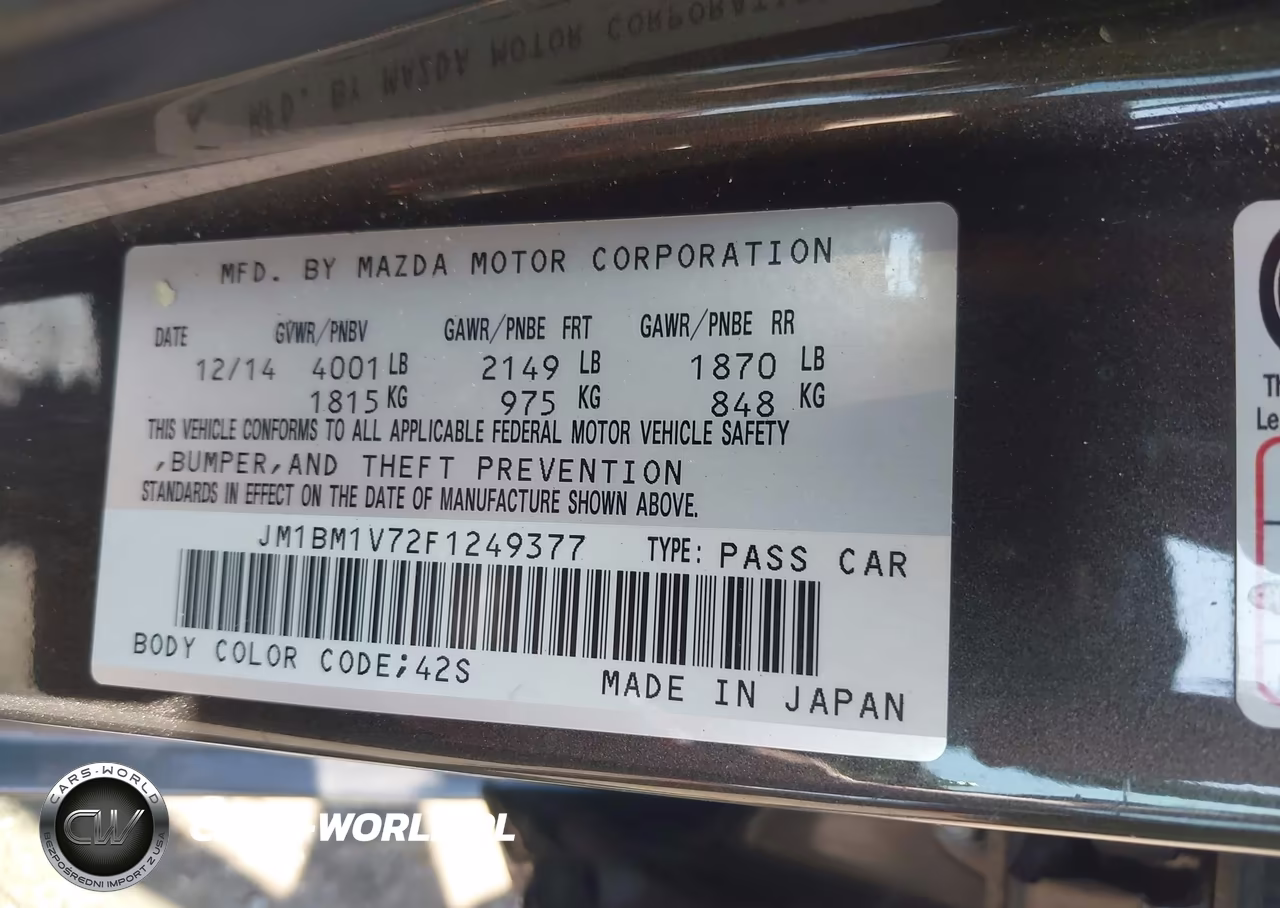 2015 Mazda Mazda3 I Touring VIN:JM1BM1V72F1249377 - 9