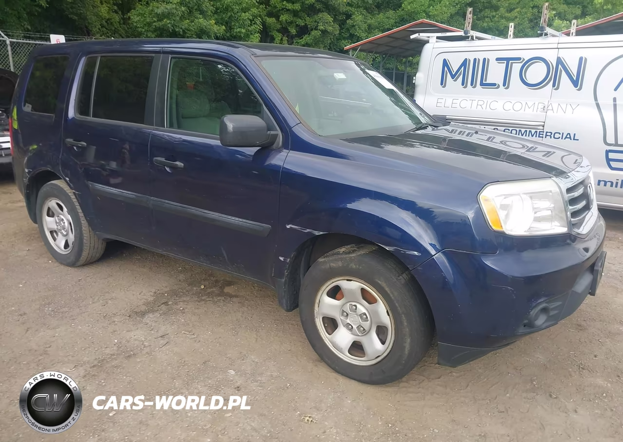 2013 Honda Pilot Lx VIN:5FNYF4H21DB006685 - 1