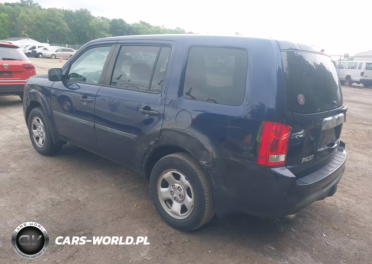 2013 Honda Pilot Lx VIN:5FNYF4H21DB006685 - 3