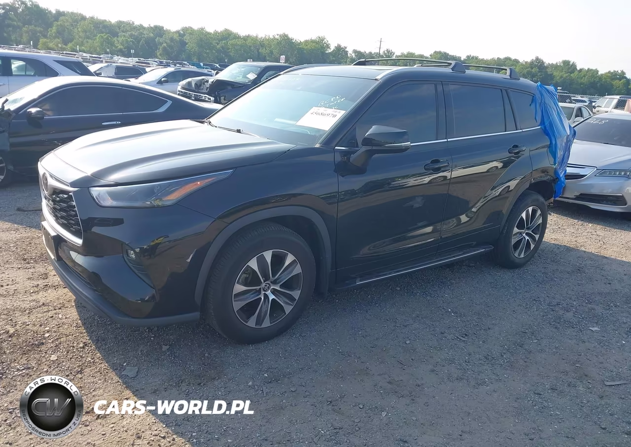 2022 Toyota Highlander Xle VIN:5TDGZRBH3NS178677 - 2