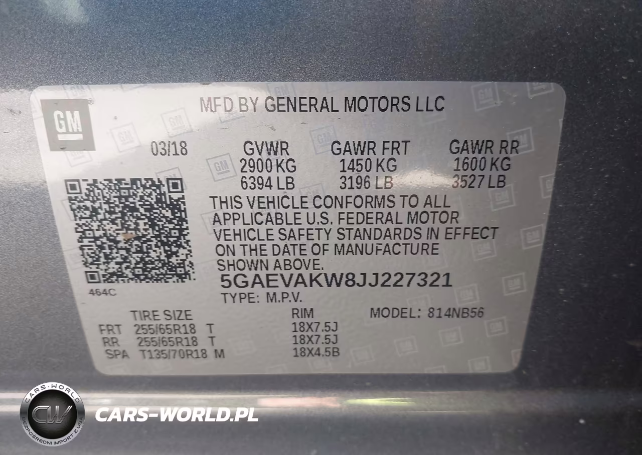 2018 Buick Enclave Essence VIN:5GAEVAKW8JJ227321 - 9