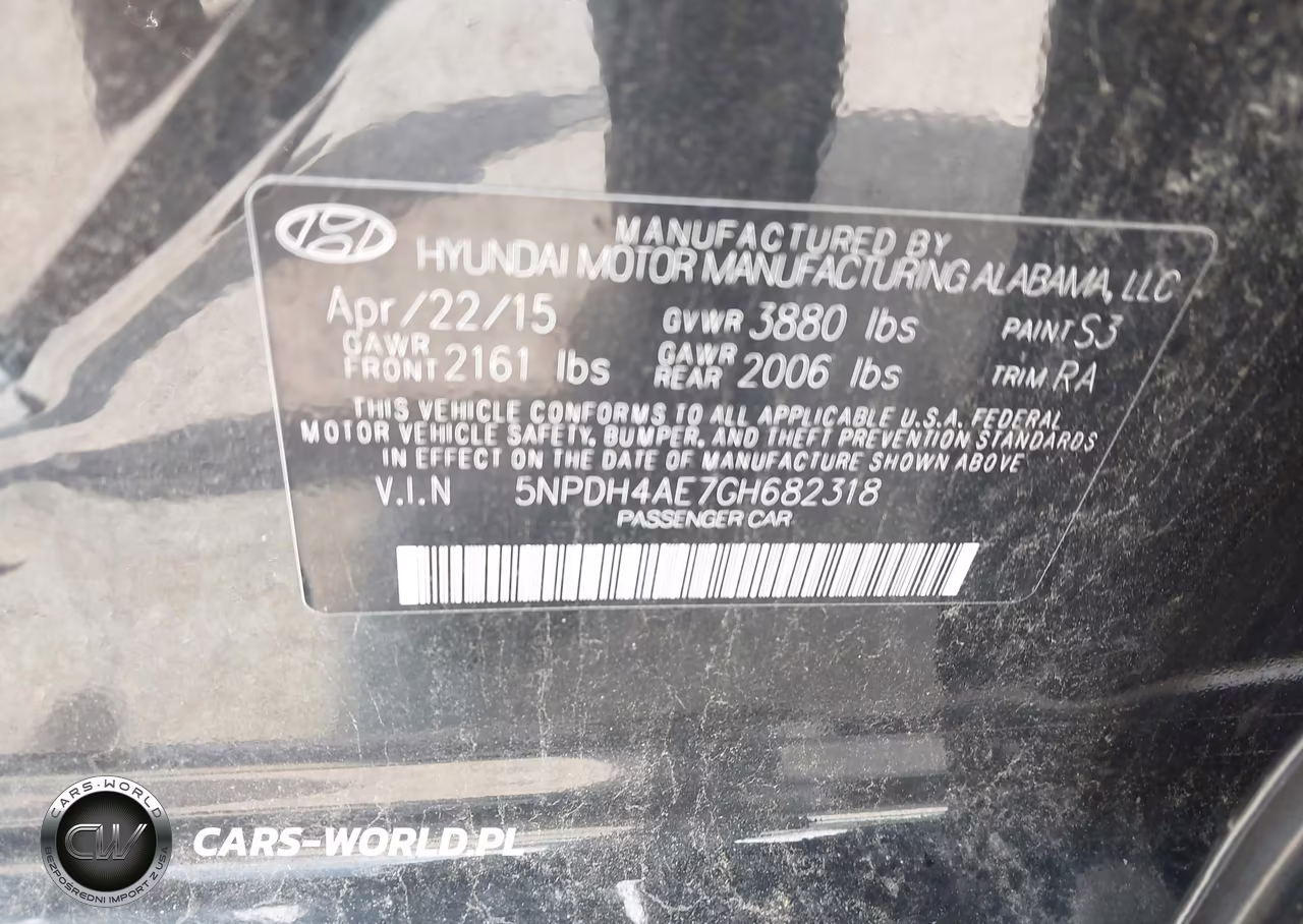2016 Hyundai Elantra Se VIN:5NPDH4AE7GH682318 - 9